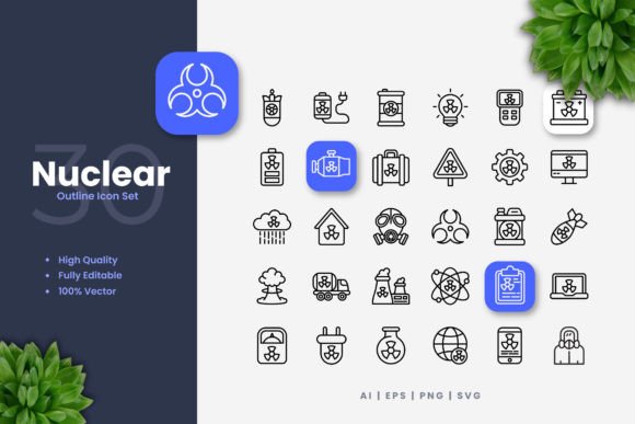 Nuclear Icons: Clean Graphics for Modern Web Design